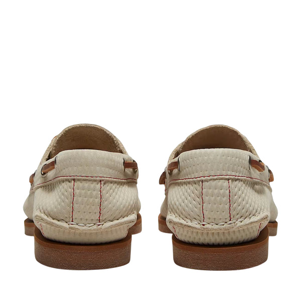 Scarpe da barca da donna in beige chiaro