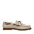 Scarpe da barca da donna in beige chiaro