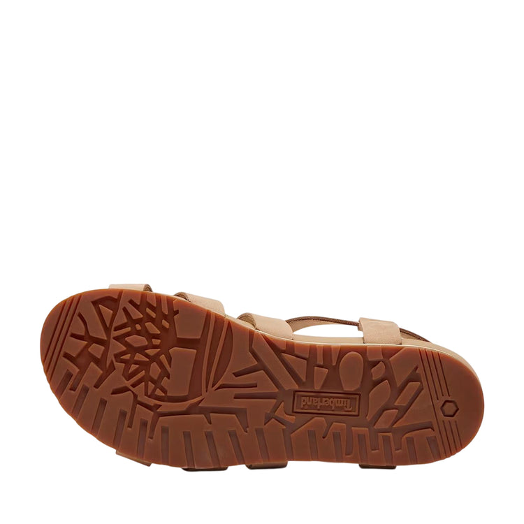 Sandalo Donna Malibu Waves con intrecci Beige suola
