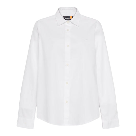 Camicia Donna Oxford in cotone Bianco