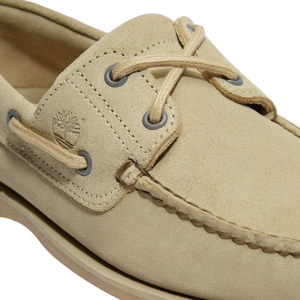 Scarpe da Barca Classic da Uomo in Beige dettaglio