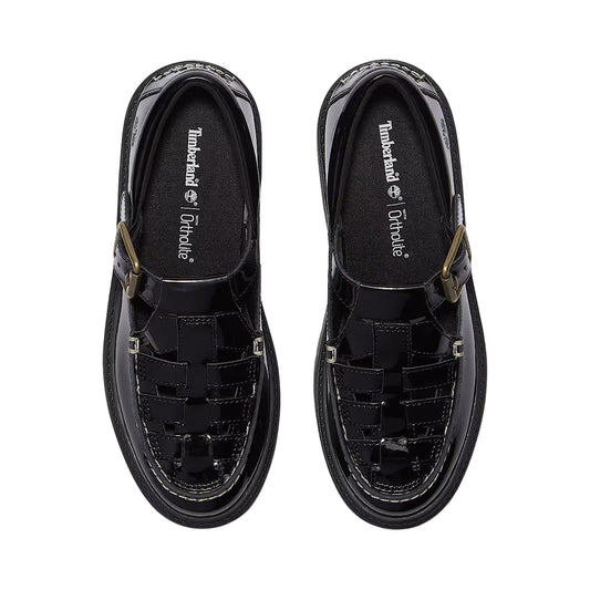 Scarpe Donna con Plateau e Fibbia Stone Street Nero