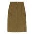 Gonna Cargo da Donna in Verde oliva