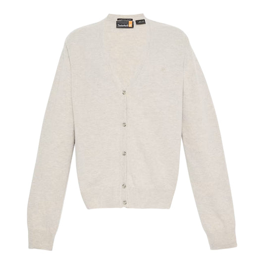 Cardigan Donna in lana merino Beige