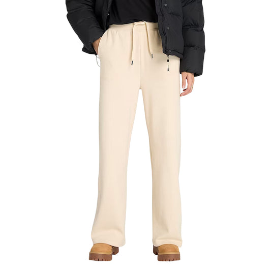 Pantaloni a palazzo Donna Lush Comfort Beige modella frontale