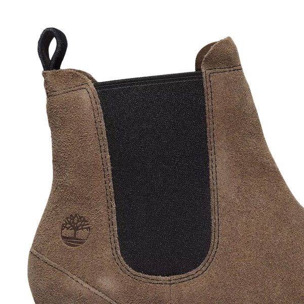Stivali Donna Chelsea Cambria Valley in suede Beige dettaglio