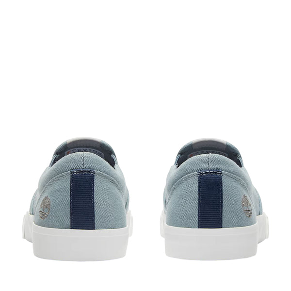 Sneakers Basse Slip-on Uomo Mylo Bay Celeste retro
