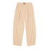 Pantaloni Donna Utility Cotone e Lino Beige