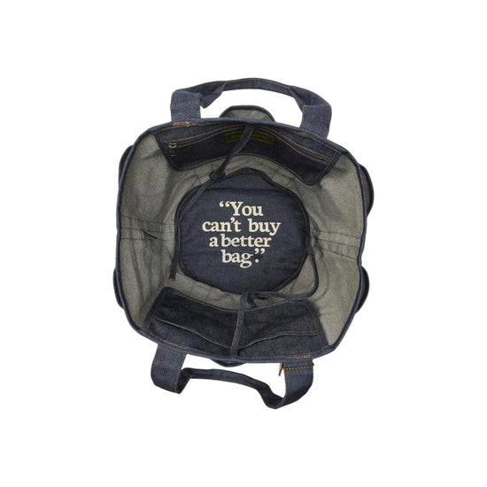 Borsa Tote Donna in denim interno