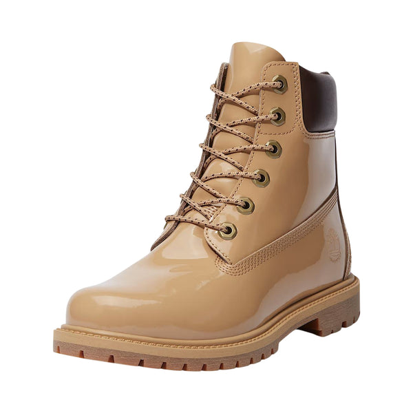 Stivali Donna impermeabili 6-Inch Beige lucido