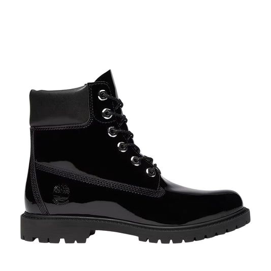 Stivali Donna impermeabili 6-Inch Nero lucido