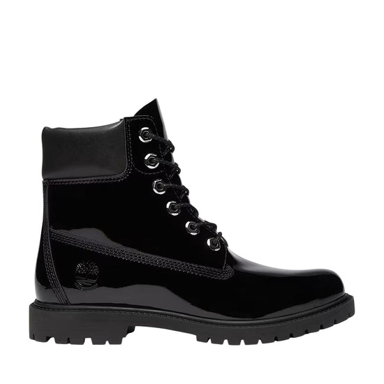 Stivali Donna impermeabili 6-Inch Nero lucido