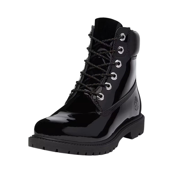 Stivali Donna impermeabili 6-Inch Nero lucido