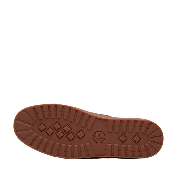 Sneaker da uomo in pelle bianca e blu scuro