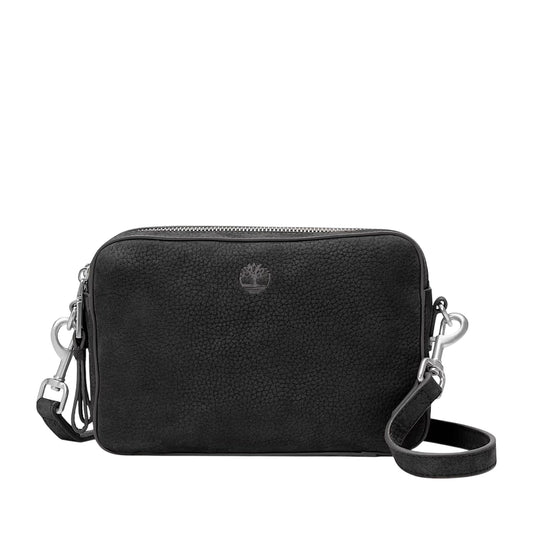 Borsa a tracolla Donna in morbida pelle nera