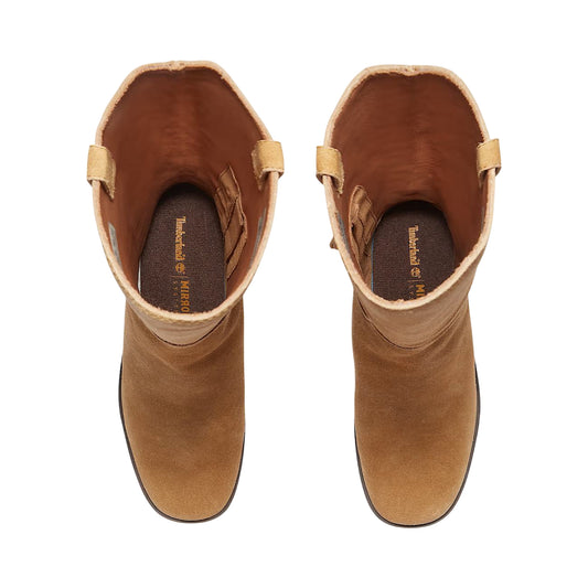 Stivali alti Donna con zip Bellevaux Marrone