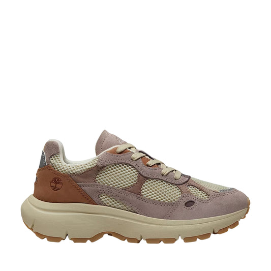Sneakers Donna Hazel Lane beige e rosa