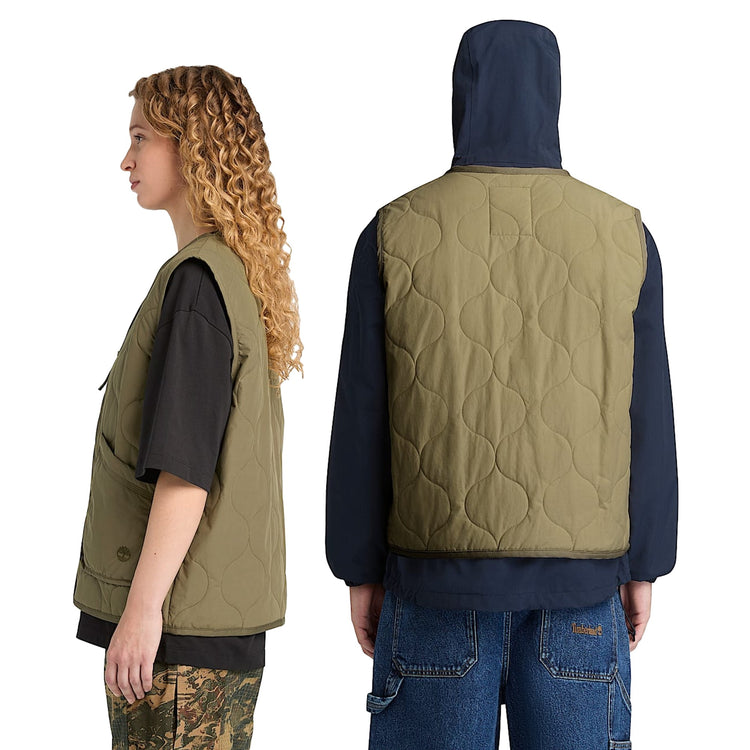 Gilet Unisex trapuntato Verde modelli