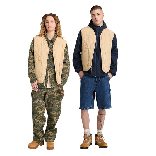 Gilet trapuntato All Gender beige