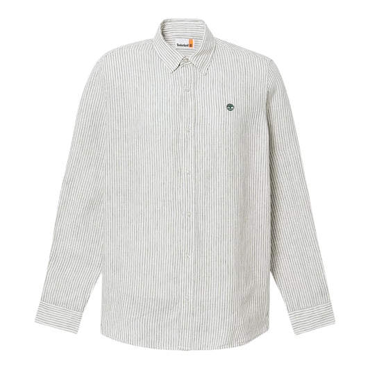 Camicia Uomo Mill Brook in misto lino a righe