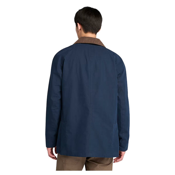 Giacca Uomo Barn Impermeabile Blu scuro modello retro