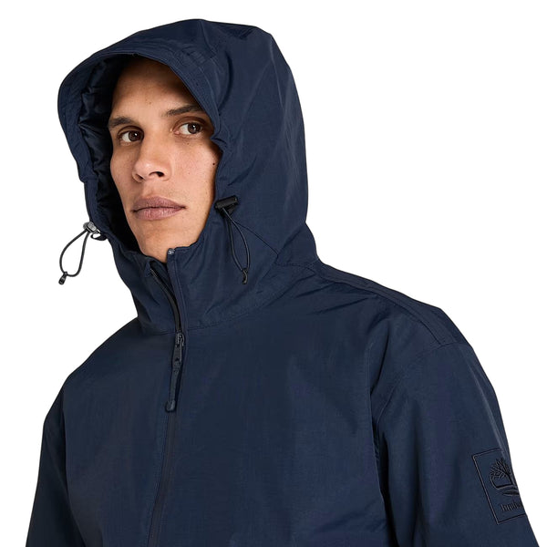 Giacca Uomo termica impermeabile Winnick Navy modello ravvicinato