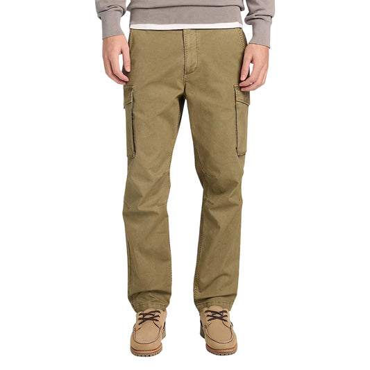 Pantaloni cargo da uomo in verde