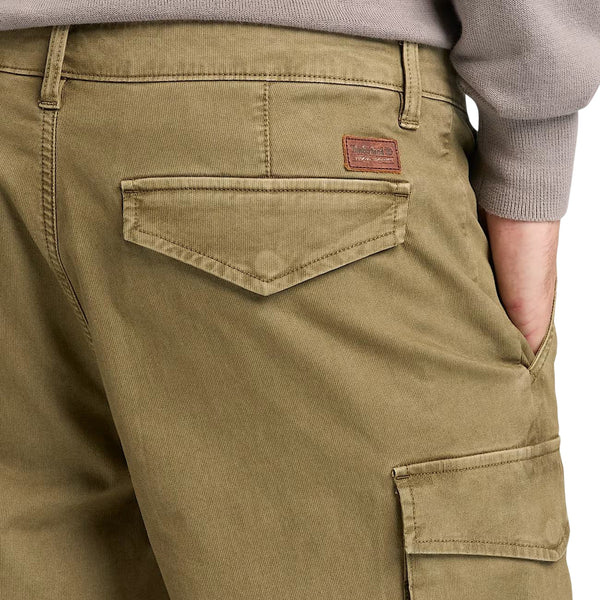 Pantaloni cargo da uomo in verde
