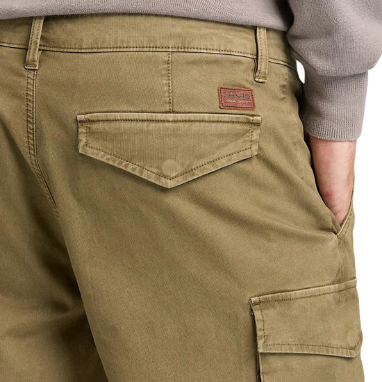 Pantaloni cargo da uomo in verde