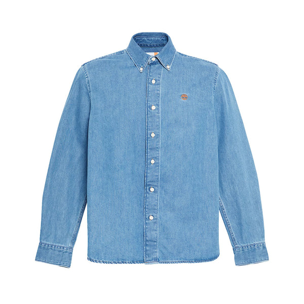 Camicia Uomo in denim con bottoni