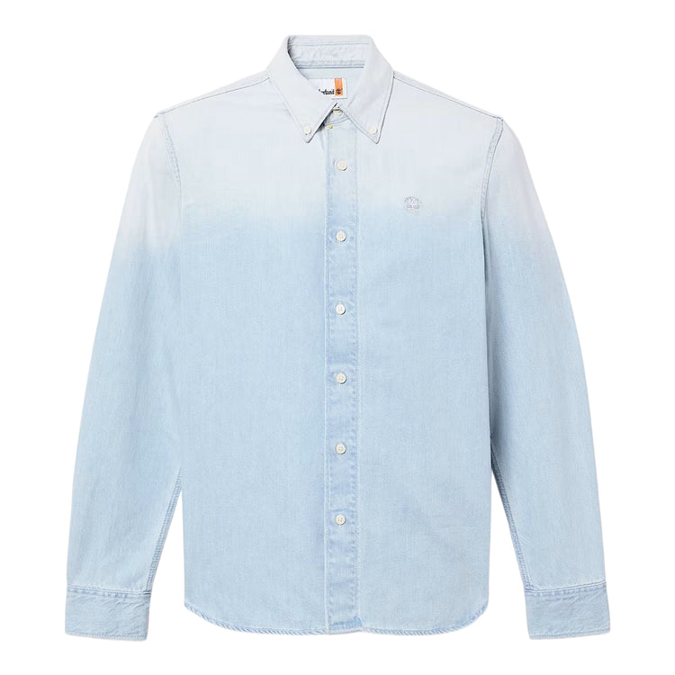 Camicia in Denim da Uomo in blu chiaro