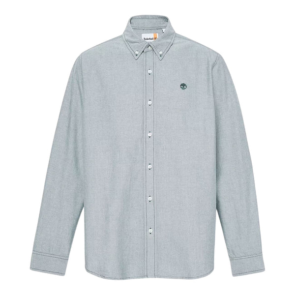 Camicia Uomo Oxford in Verde scuro