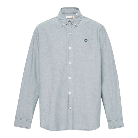 Camicia Uomo Oxford in Verde scuro