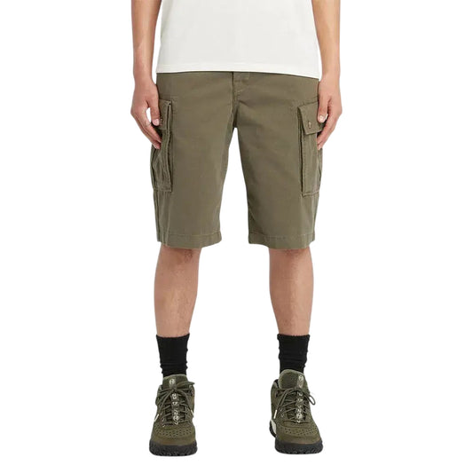 Bermuda cargo Uomo in Verde modello frontale