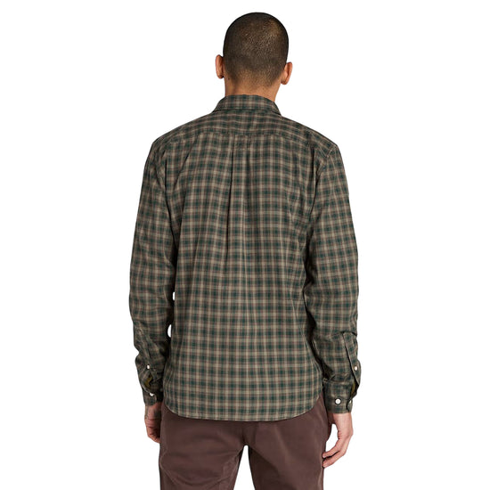 Camicia Uomo a quadretti Solucell Air Verde scuro modello retro