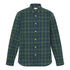 Camicia Uomo elasticizzata a quadri Verde