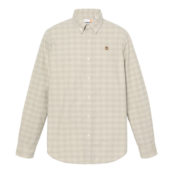 Camicia Uomo Solucell Plaid a quadri Beige