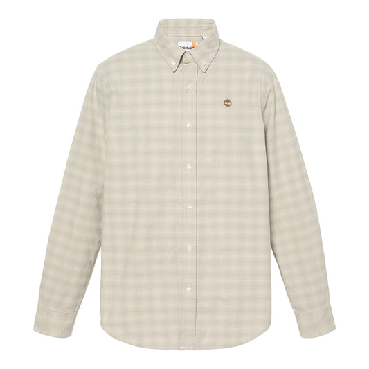 Camicia Uomo Solucell Plaid a quadri Beige