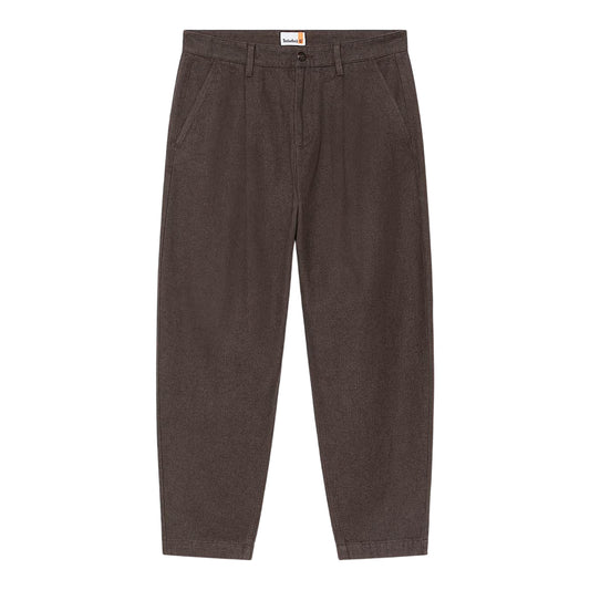 Pantaloni Chino Uomo Herringbone Claremont Marrone