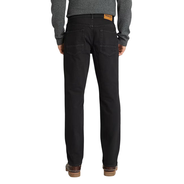 Pantaloni Uomo a 5 tasche Délavé Sandown denim nero modello retro