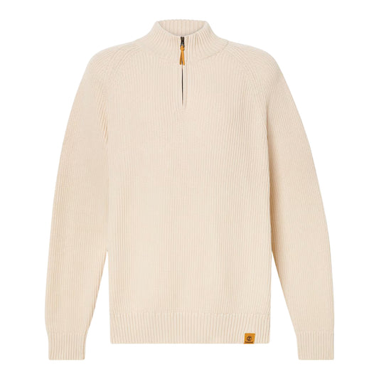 Maglione Uomo con zip a 1/4 Williams River Beige