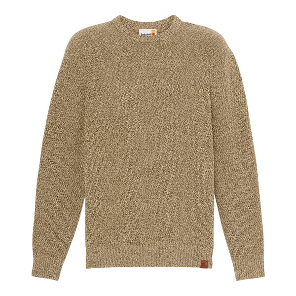 Maglione Uomo Cotton Textured Leaf Green