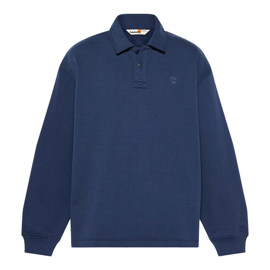 Felpa Uomo stile polo Blu scuro