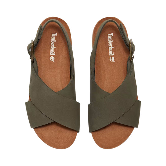 Sandalo Donna con cinturino Malibu Waves Basic Verde