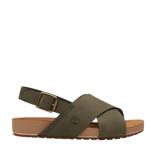 Sandalo Donna con cinturino Malibu Waves Basic Verde