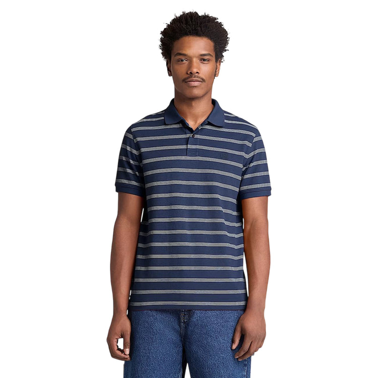 TIMBERLAND Polo a righe blu MILLERS RIVER 