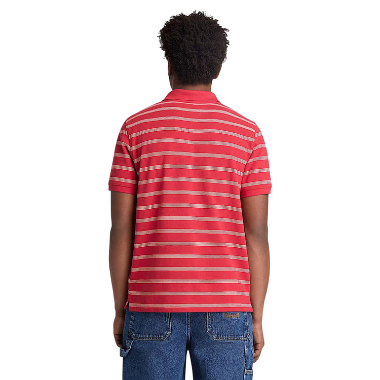 TIMBERLAND Polo a righe MILLERS RIVER rossa