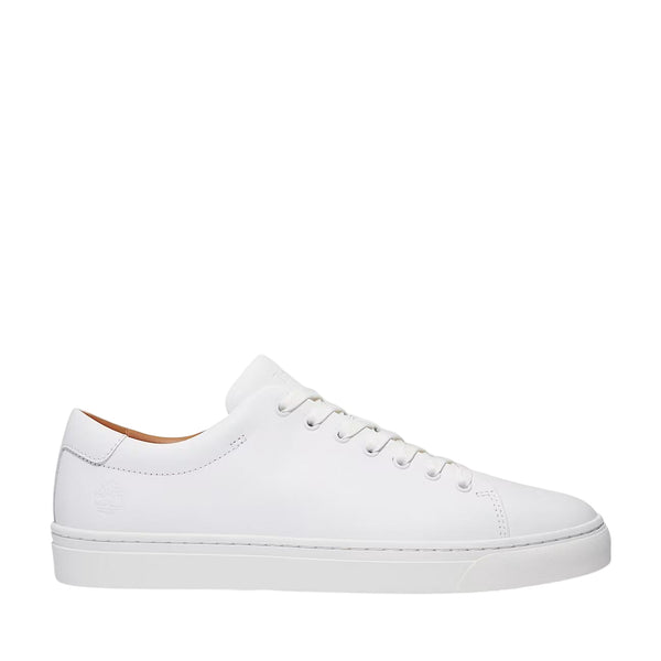 Snacker di pelle da uomo in bianco