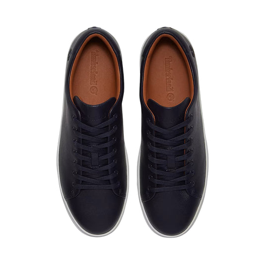 Sneaker da uomo in pelle nera 