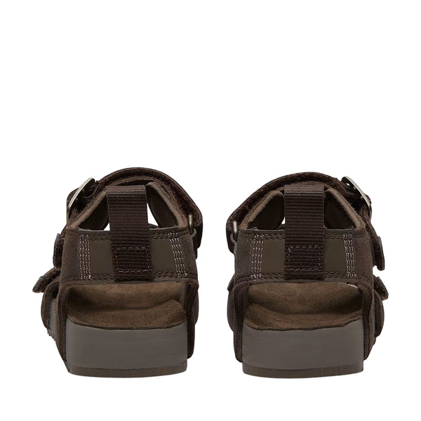 Sandalo Bambino con due cinturini Castle Island Grigio scuro
